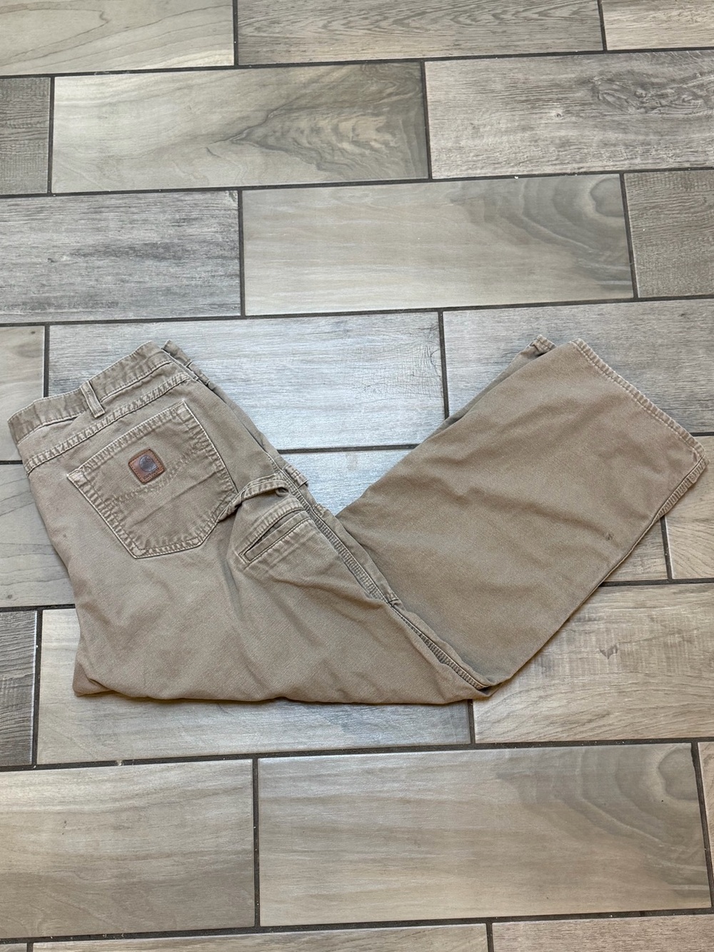 Carhartt Pants Durable Canvas Carpenter Style